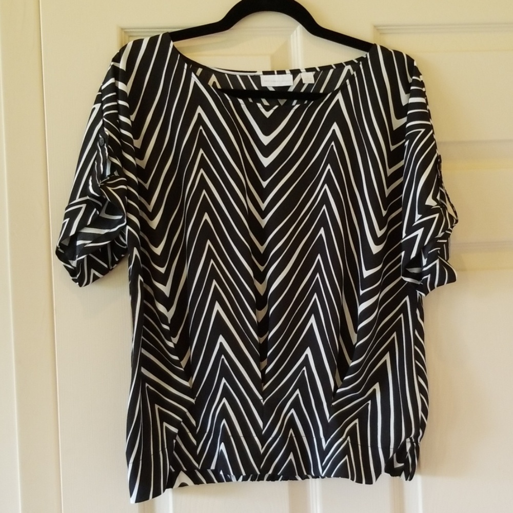 Chevron print blouse